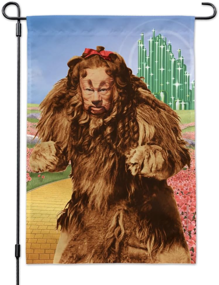 Wizard of Oz Lion Character Garden Yard Flag