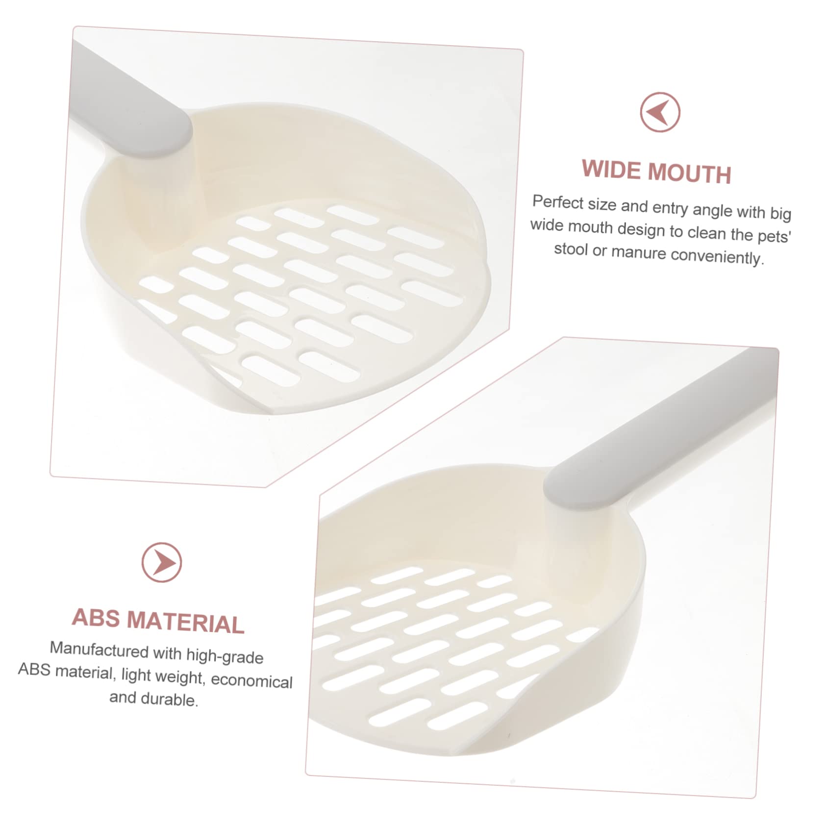 BESPORTBLE 1Set Cat Litter Scoop with Holder Durable Cleanup Tool for Efficient Cat Waste Management for Quick Cleaning of All Litter for Cats