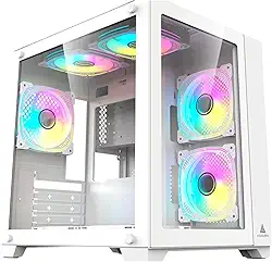 PC GAMER AGARON RYZEN 5 4600G - AQUARIO BRANCO - SSD 240GB
