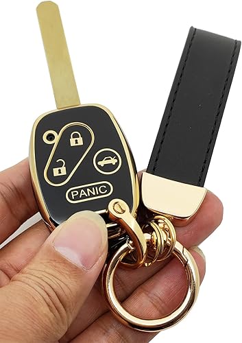 Miniatura 3 de Funda para llavero de TPU suave de 360 grados para Honda 2003-2012 Accord 2005-2010 Civic 2005 2006 Odyssey Remote Key Fob