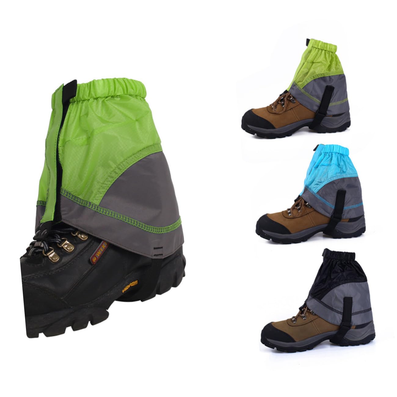 BESPORTBLE 2 Paires De Guêtres De Randonnée pour Chaussures Guêtres Basses À Bande Élastique Guêtres Dextérieur pour La Marche