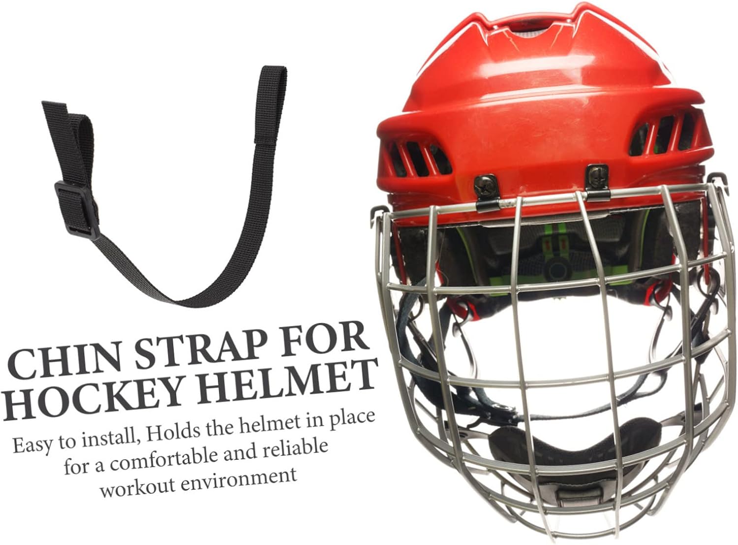 Polyester Chin Strap Supply Hockey Helmet Chin Strap Loop for Hockey Helmet Parts