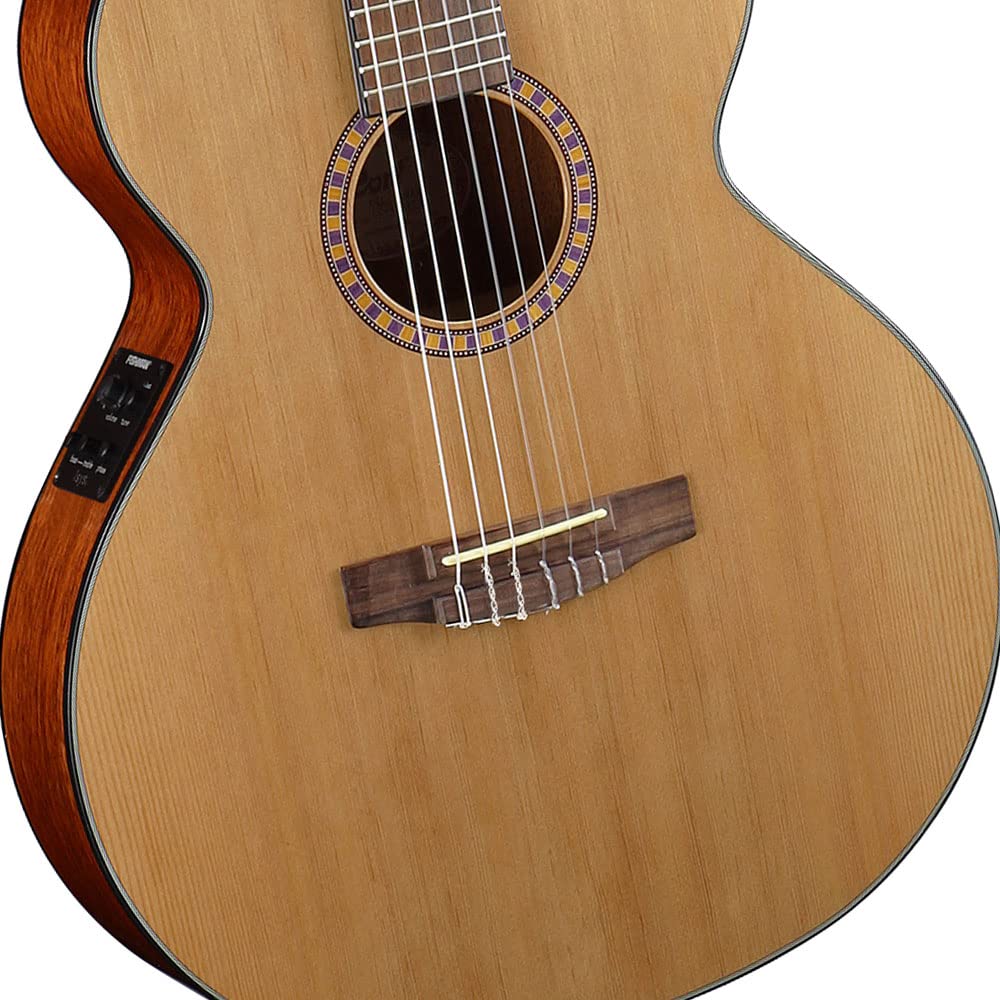 Cort CEC-5 Guitare Folk électro cordes Nylon Naturel brillant