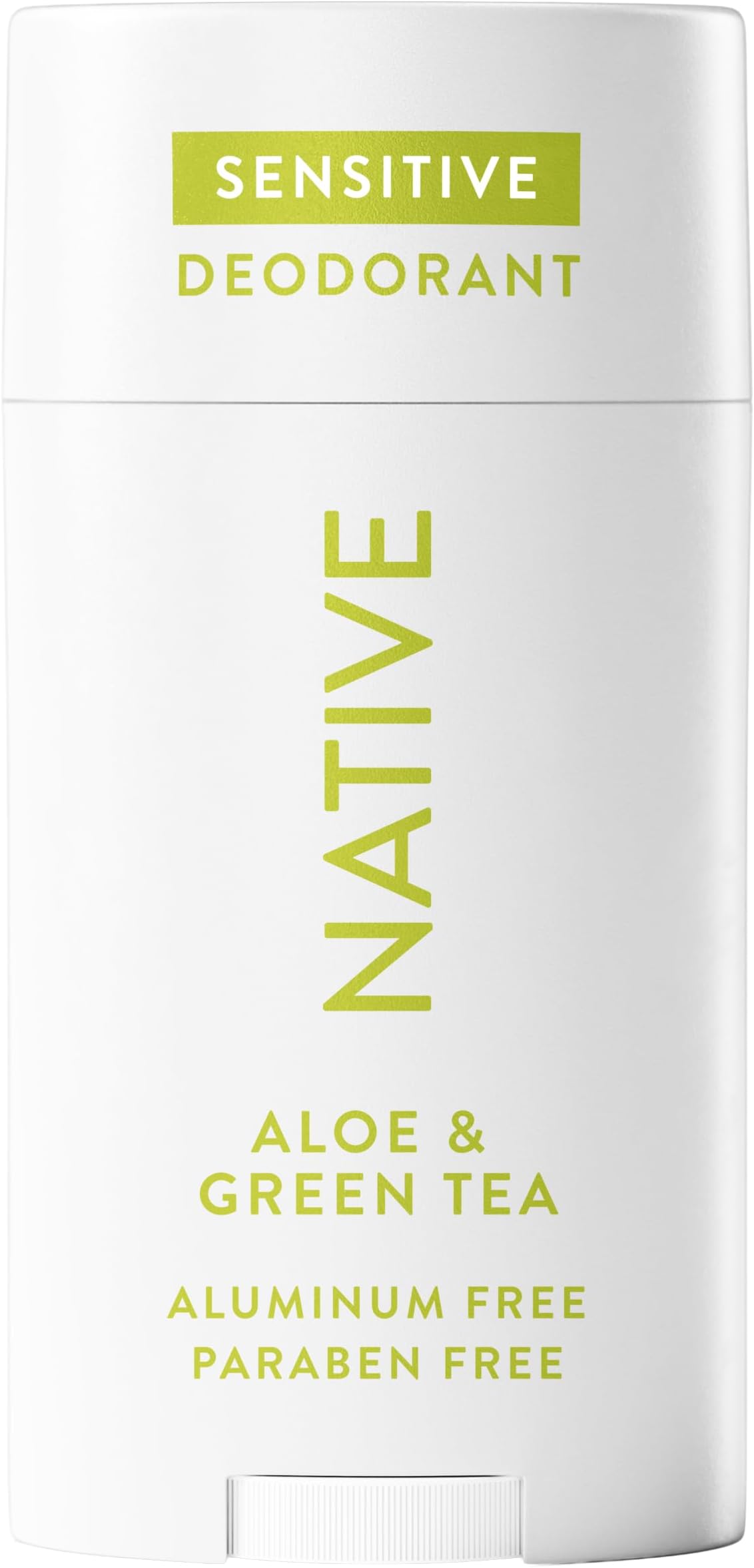 Native Sensitive Deodorant Contains Naturally Derived Ingredients, 72 Hour Odor Control | Deodorant for Women & Men, Aluminum Free with Baking Soda, Coconut Oil and Shea Butter, Aloe & Green Tea