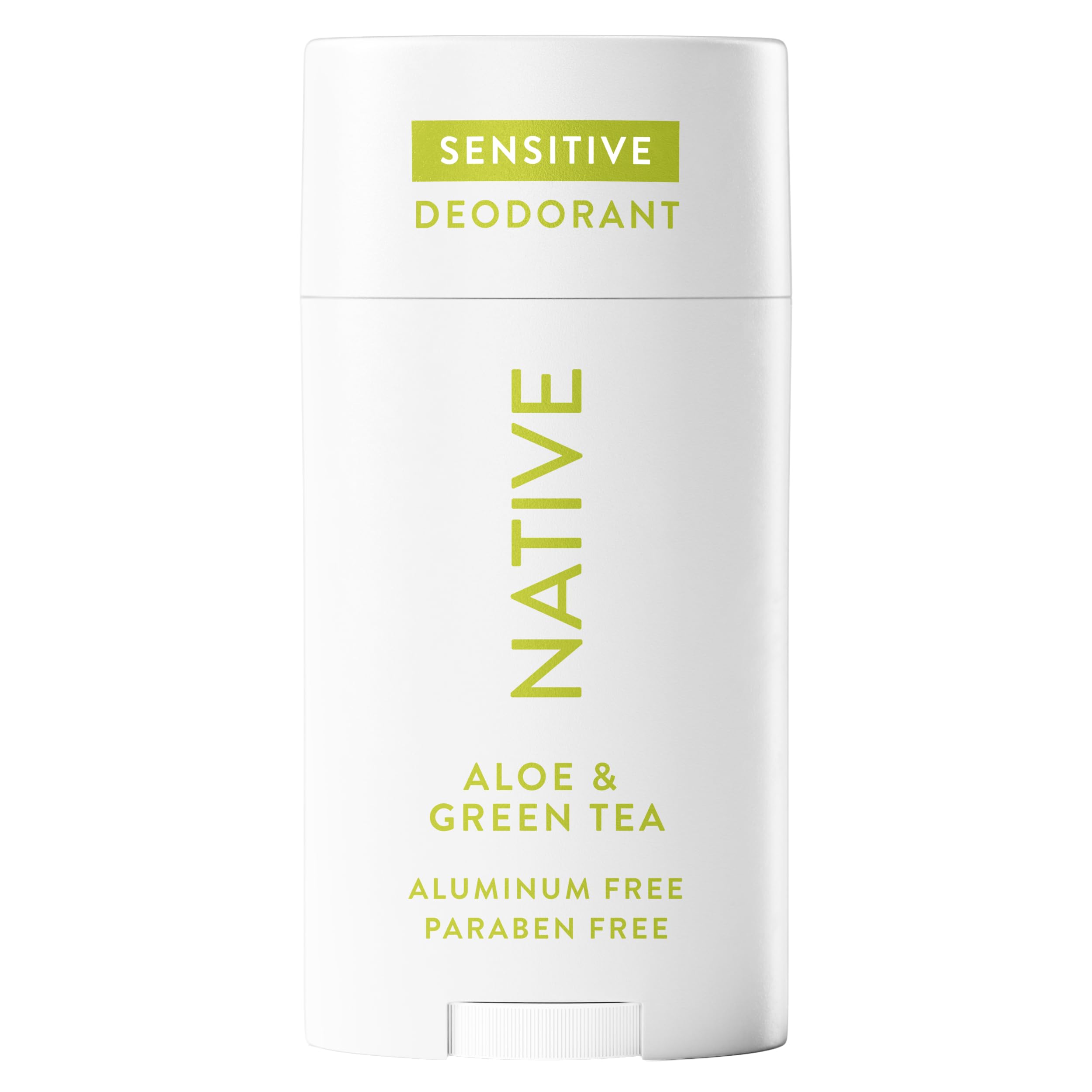 Aluminum-Free Sensitive Deodorant Contains Naturally Derived Ingredients | for Women & Men| Aloe & Green Tea, 2.65 oz
