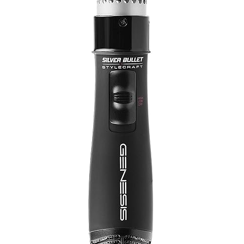 Miniatura 6 de StyleCraft Silver Bullet Genesis - Peinador profesional de pelo redondo con cepillo caliente, 1.50 pulgadas
