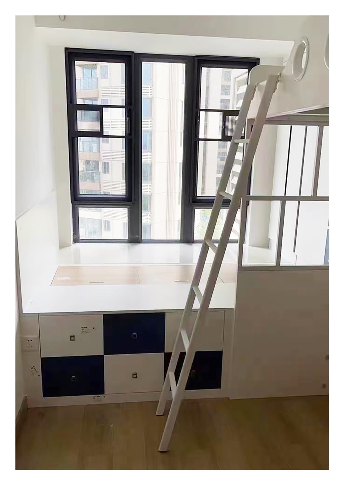 Échelle lit superposé 150 cm stable et ajustable pour sécuriser vos lits