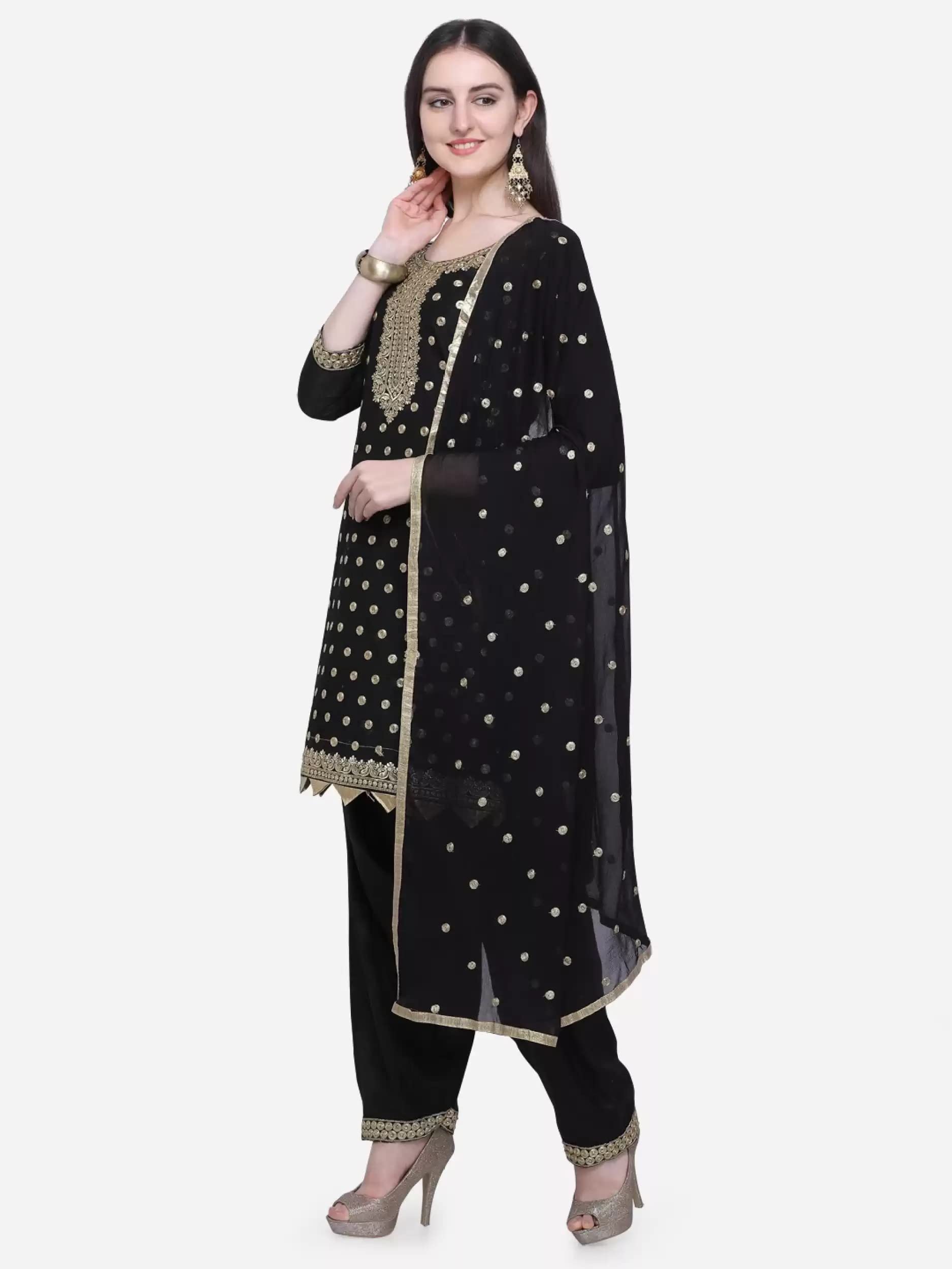 Salwar Kameez Anzug-Set für Damen, Übergröße, indisches Punjabi, Patiala, Partykleidung, bereit zum Tragen, Kleid für Damen