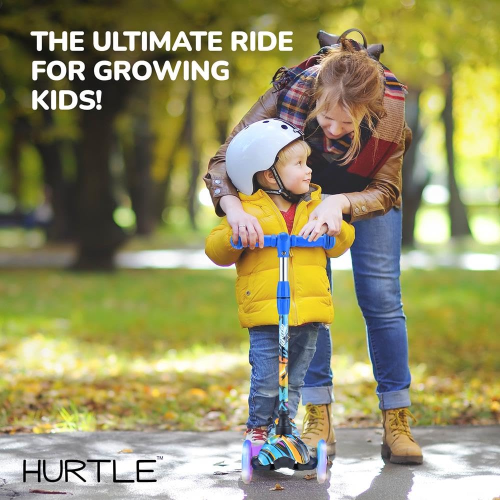 Hurtle Hurtle - 3 Wheeled Scooter for Kids Unisex-Youth