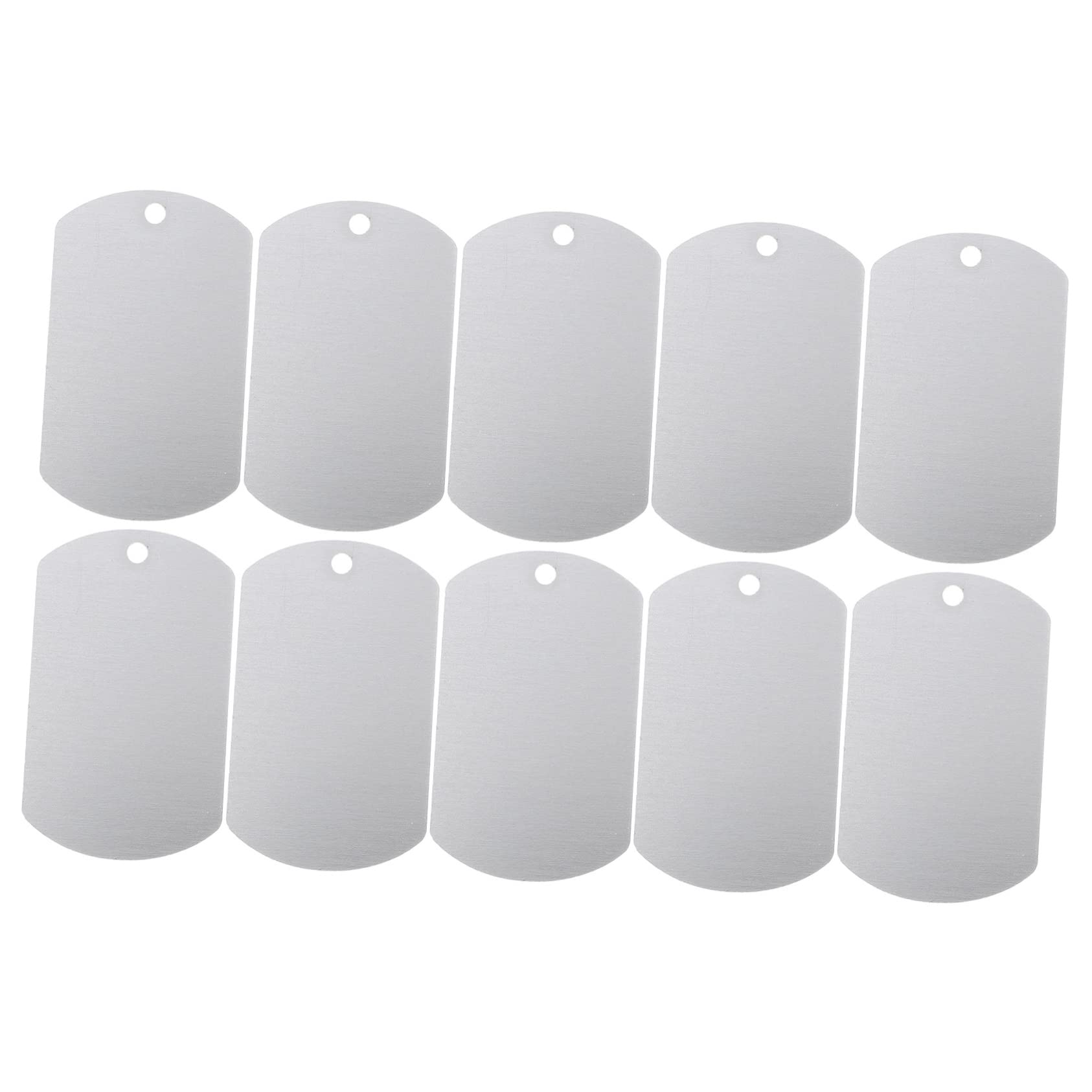 Toddmomy 100piezas Etiquetas De Identificación De Aluminio Para Mascotas Grabables Adecuadas Para Perros Gatos y Pequeñas Mascotas Personalizables