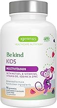 Igennus Kids Vitamins - 90 Vegan Gummies, High Absorption Multivitamin Formula in Methylated Forms of Vitamins B and Vitamin D, Ages 4, Sugar Free, Berry Flavor