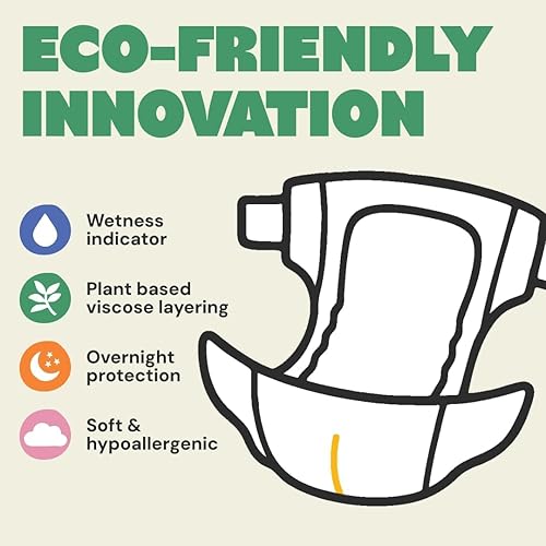 Miniatura 3 de DYPER - Pañales para bebé, tela hipoalergénica, protección alternativa para el día y durante la noche - Fabricado con ingredientes a base de