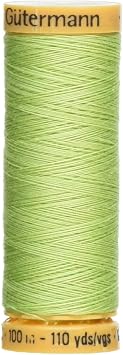 Gutermann 103C-8975 Natural Cotton Thread 110 Yards-Pastel Green