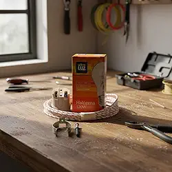 Kit Iluminação Churrasqueira Lâmpada 120/150w 4mts Fio 2.5mm