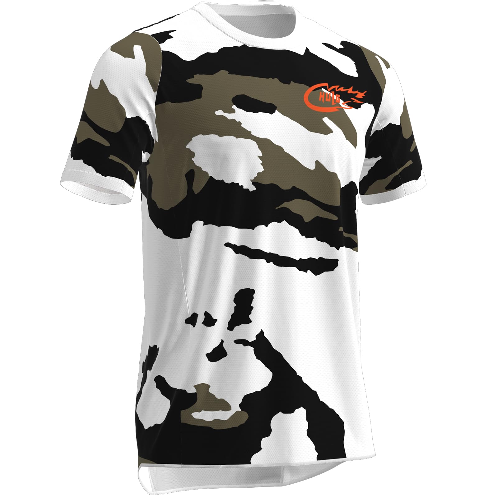 HULG Maglietta da Ciclismo da Uomo,Maglia da Mountain Bike,Maglia da Motocross,Abbigliamento da BMX,Traspirante e ad Asciugatura Rapida