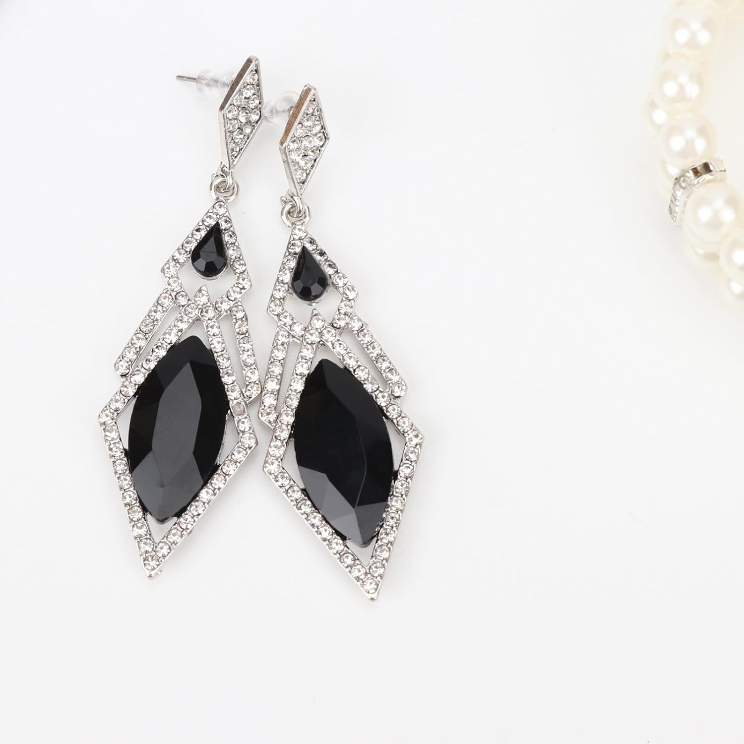 DRESHOW 1920s Great Gatsby Accessories Set for Women Flapper Costume Accessories Feather Headband Roaring 20s Accessories Set - Image 5