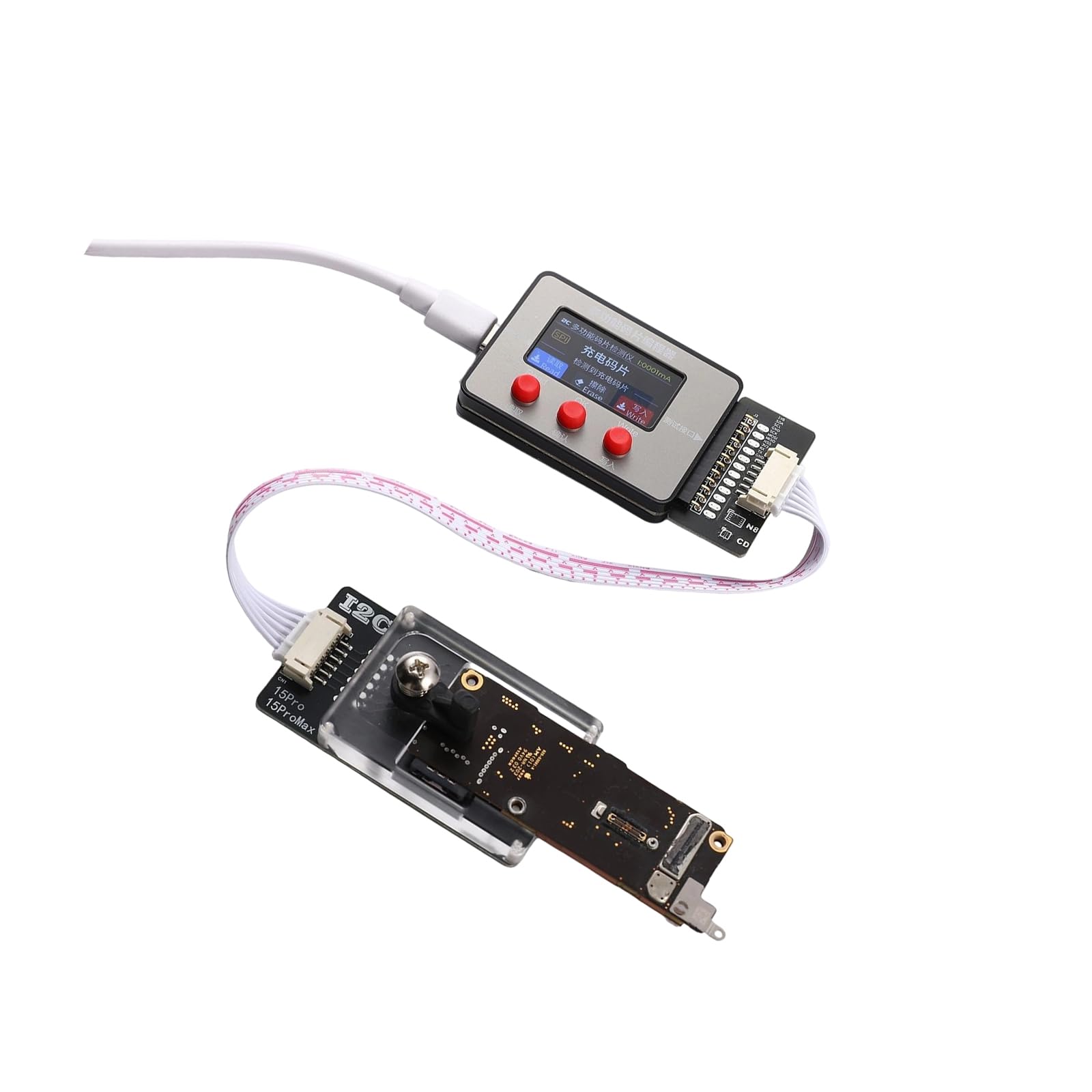 Tsophreniq B Professional Chip Tool Charging Chip Programmer For Ensures Accurate Data Transfer Every Time Stable Contacts Design Programmer Clip