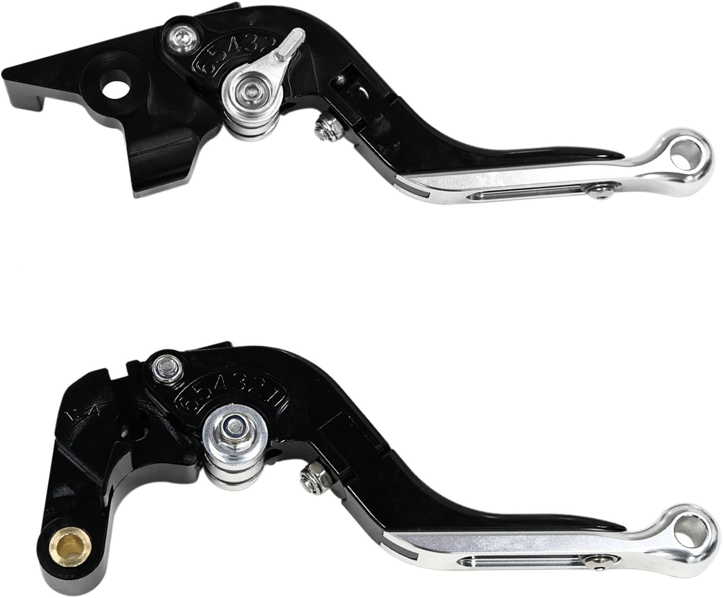 Motorcycle Brake Clutch Levers Folding Extendable Adjustable CNC Levers Compatible with YZF R6 1999-2004 YZF R1 2002-2003 YZF600R Thundercat FZ1 Fazer 2001-2005