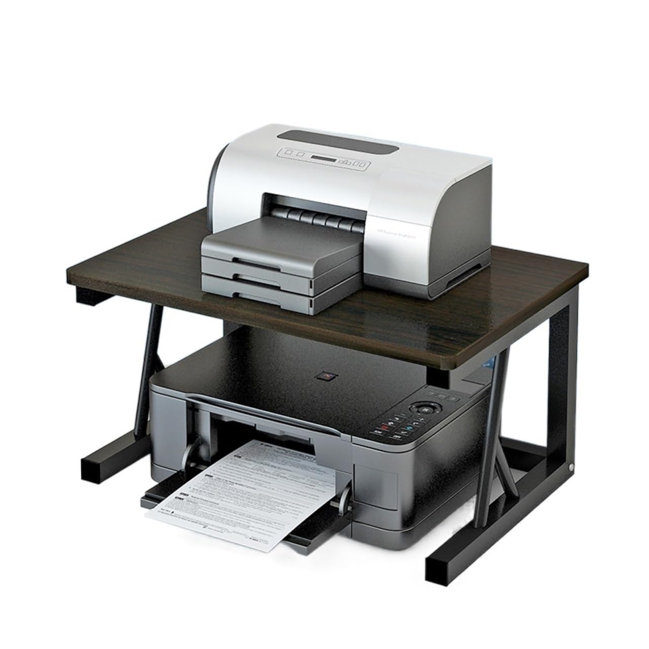 Stand di Stampa per Ufficio Supporto for stampante, Supporto for stampante a doppio strato Supporto da scrivania Supporto for stampa da scrivania for ufficio, Ripiano for forniture for ufficio Staffa
