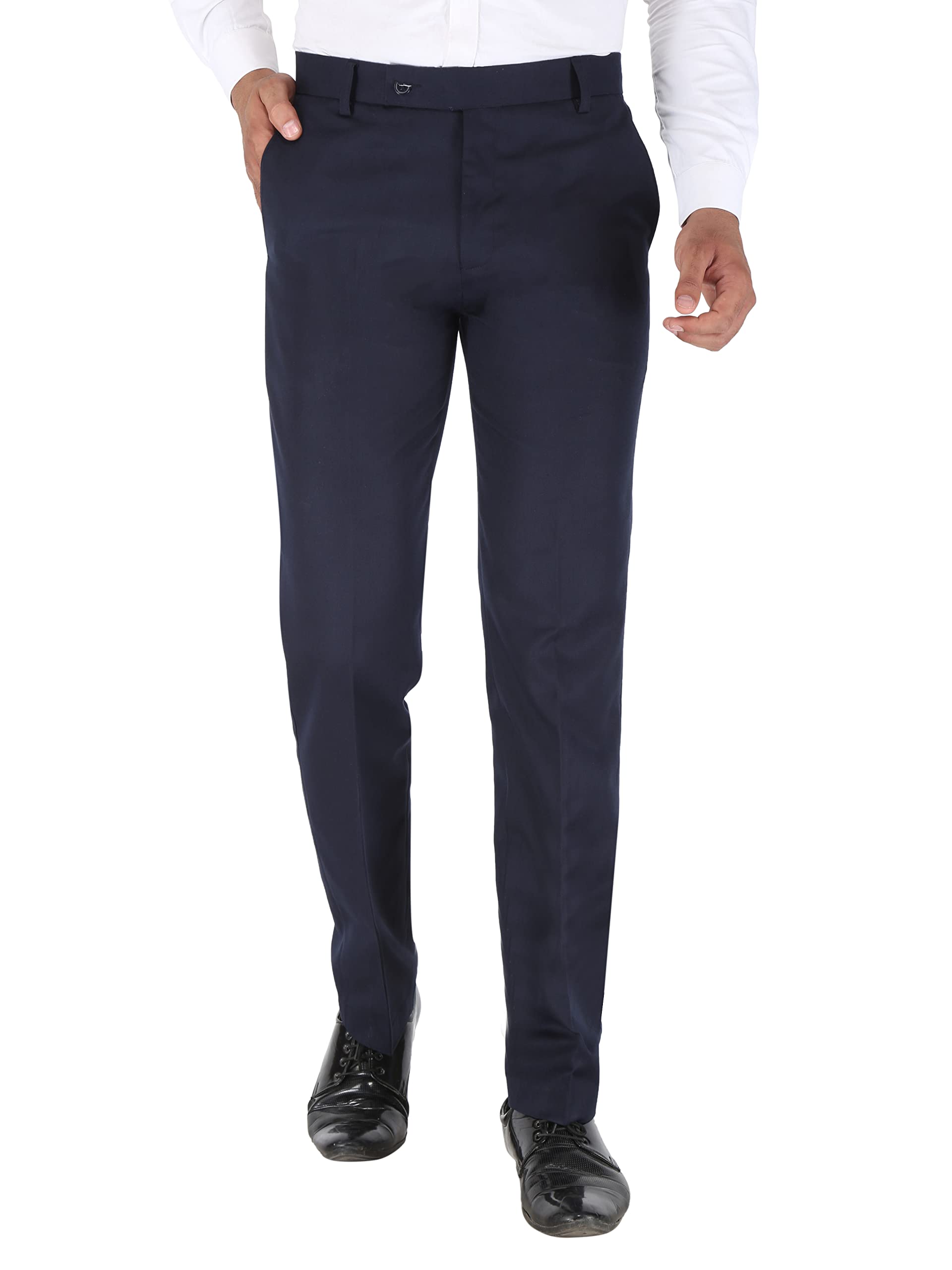 shotarr Slim Fit Formal Pant for Men - Polyester Viscose Formal Trouser for Gents - Office Formal Trouser for Men - Boys Work Utility Pants-picture-19