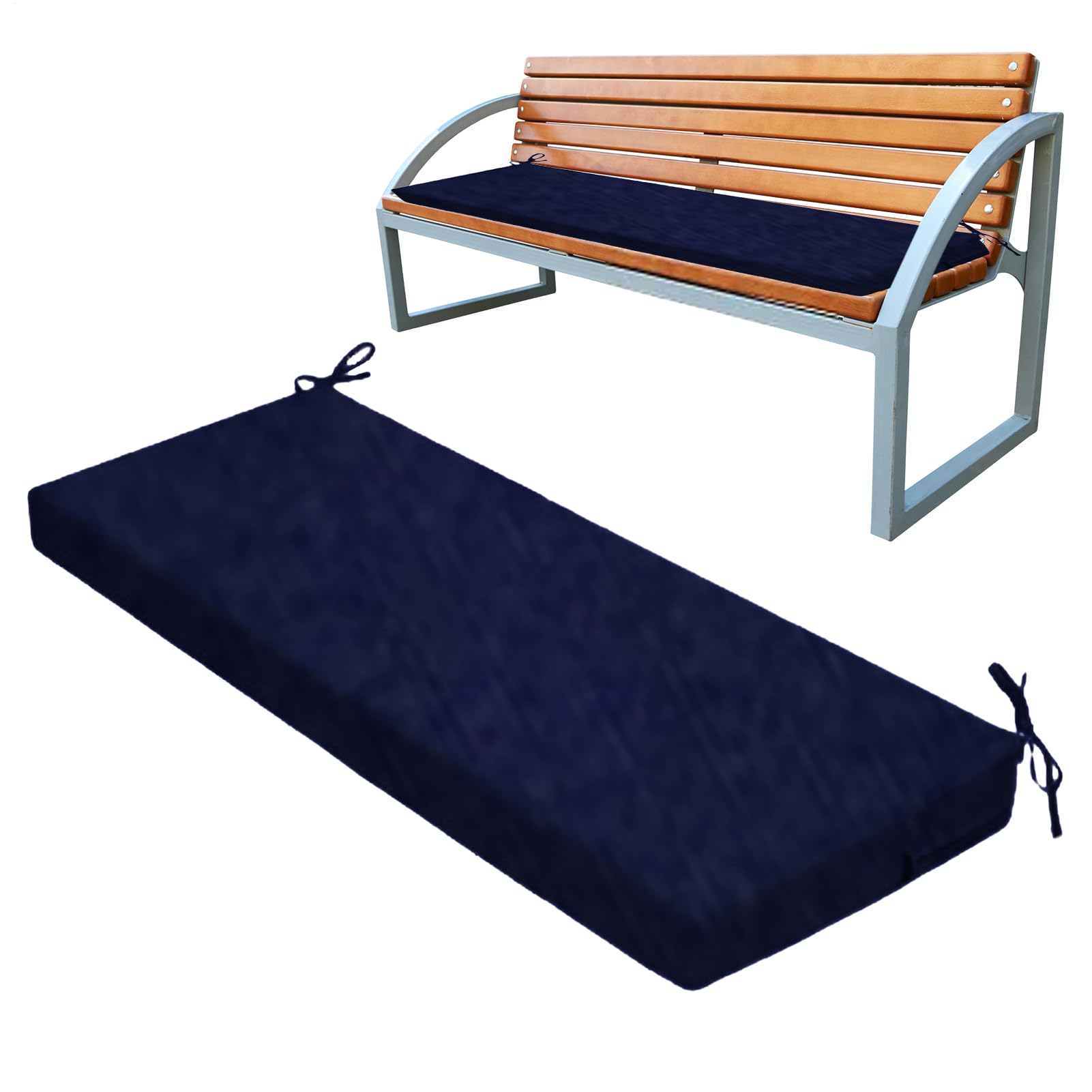 Cuscino per panca da patio, cuscino per panca da esterno, impermeabile, cuscino per mobili, sedia per divano, ricambio resistente sbiadimento
