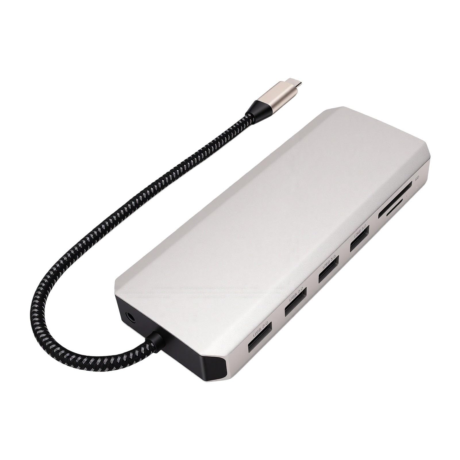 Zunate 4K Triple Display Docking Station USB C Hub Multiport