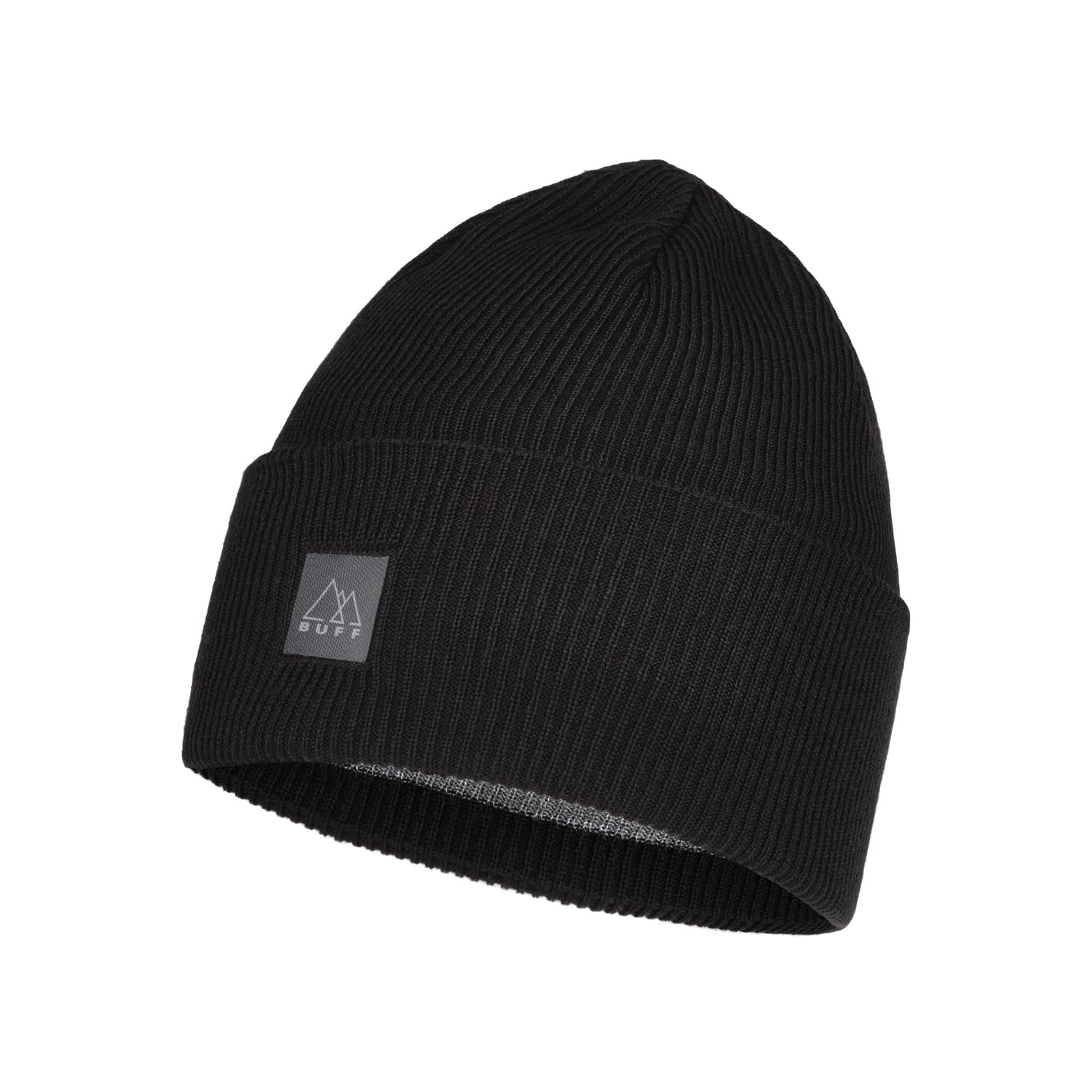 Buff Beanie Crossknit Unisex Adults Solid Black