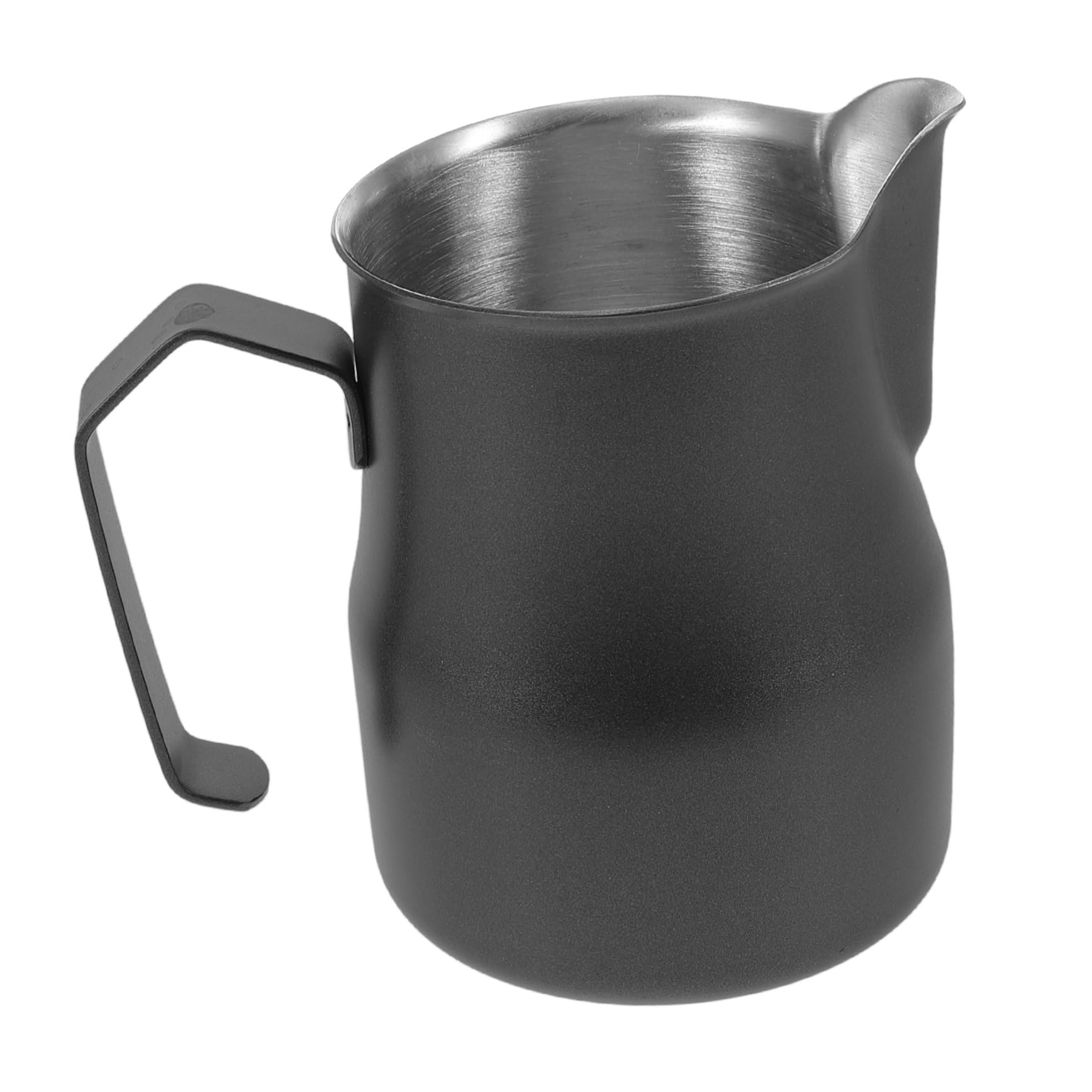 Tofficu 5 Piezas Leche de Inoxidable de Jarra Espumar Café Espresso Jarra de Leche Profesional Cafetería y Hogar Elegante y Moderno