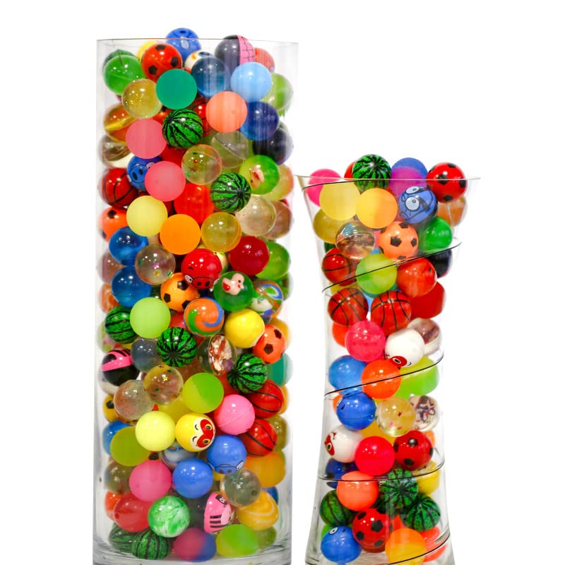 100 stuks Flummis, flummies voor kinderen, 25 mm rubberen bal, klein