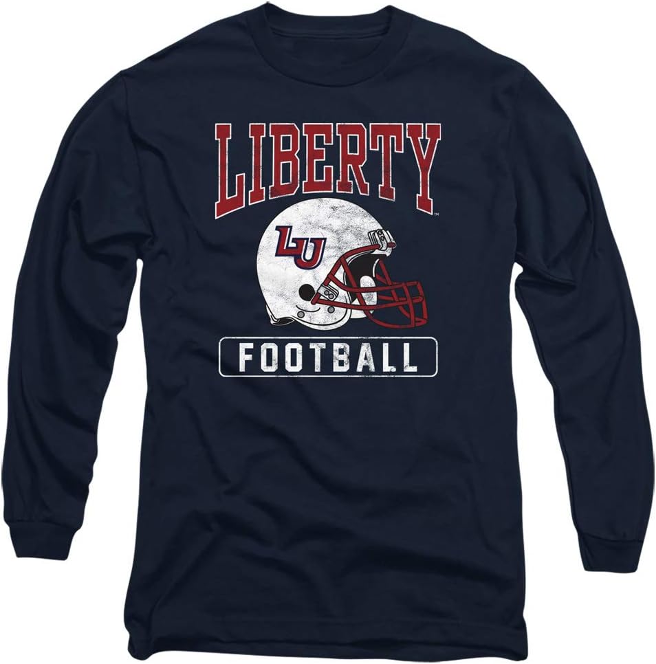 Liberty University Official Football Helmet Unisex Adult Long-Sleeve T Shirt