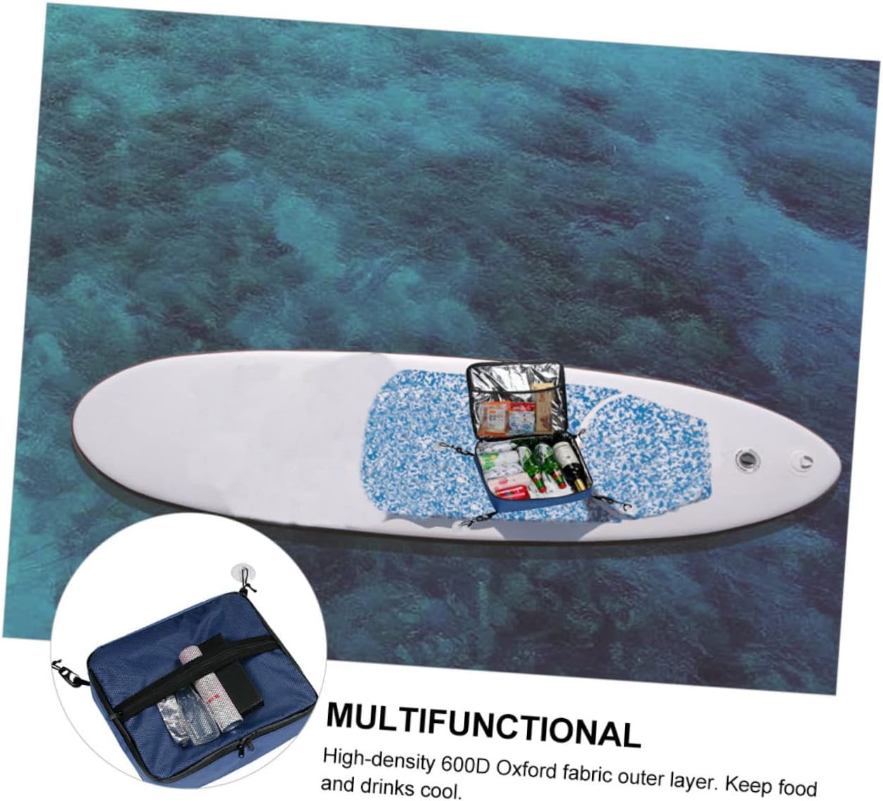 1pc Lightweight Cooler Organizer Mesh Storage Pouch for Travel Camping School -Preservation Bag Capacity for Easy Carrying