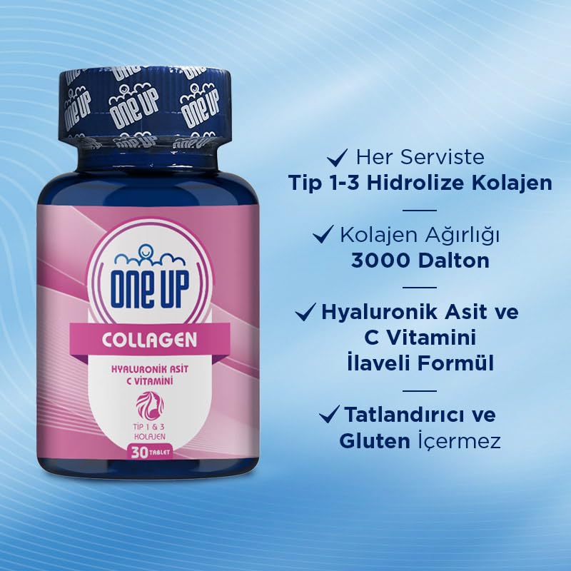 One Up Collagen Hyaluronic Acid 30 Tablet