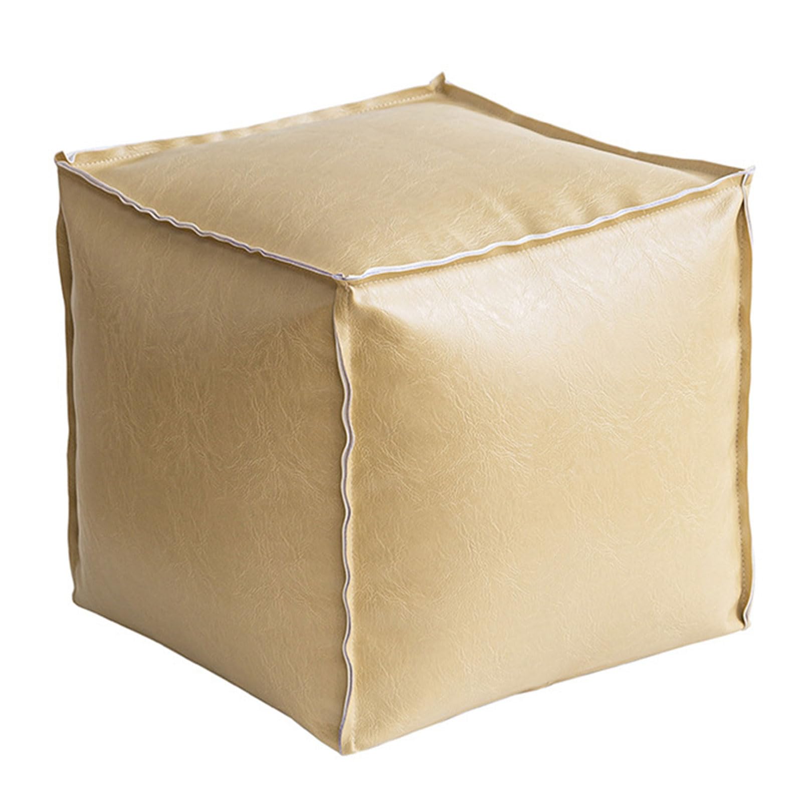 Tabouret de rangement contre le désordre intérieur avec assise confortable en cuir