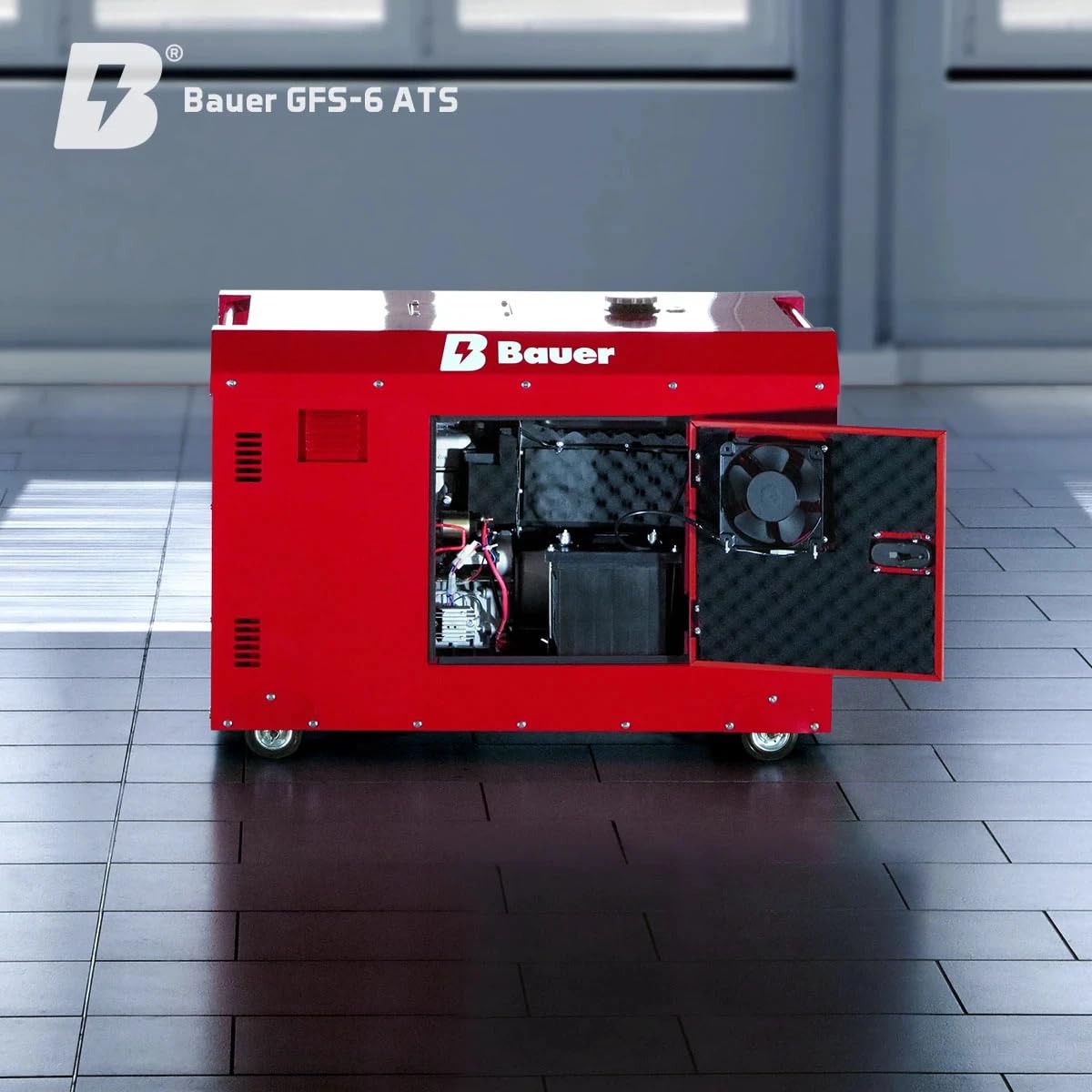 Bauer GFS-6, ATS, 230/400 Volt, Notstromgenerator/Notstromaggregat, Diesel