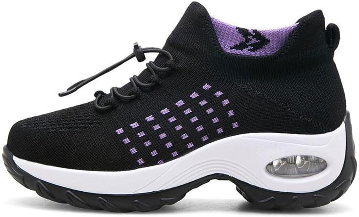 Orthopedic Sneakers Breathable Women Men Platform Air Cushion Buffer Shoes Comfort Wear Ortho Pro Barefoot Shoes Slip-On Breathable Mesh Trainers Athletic Jogging Shoe with Arch Support