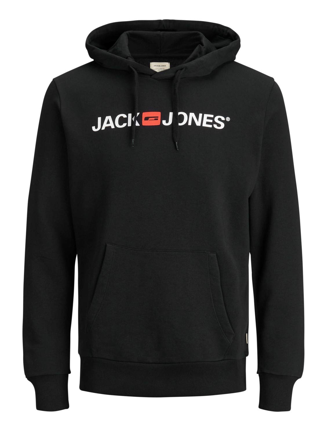 JACK & JONES Cardigan Sweater Light Grau Melange L Kapuzenpullover - Black L