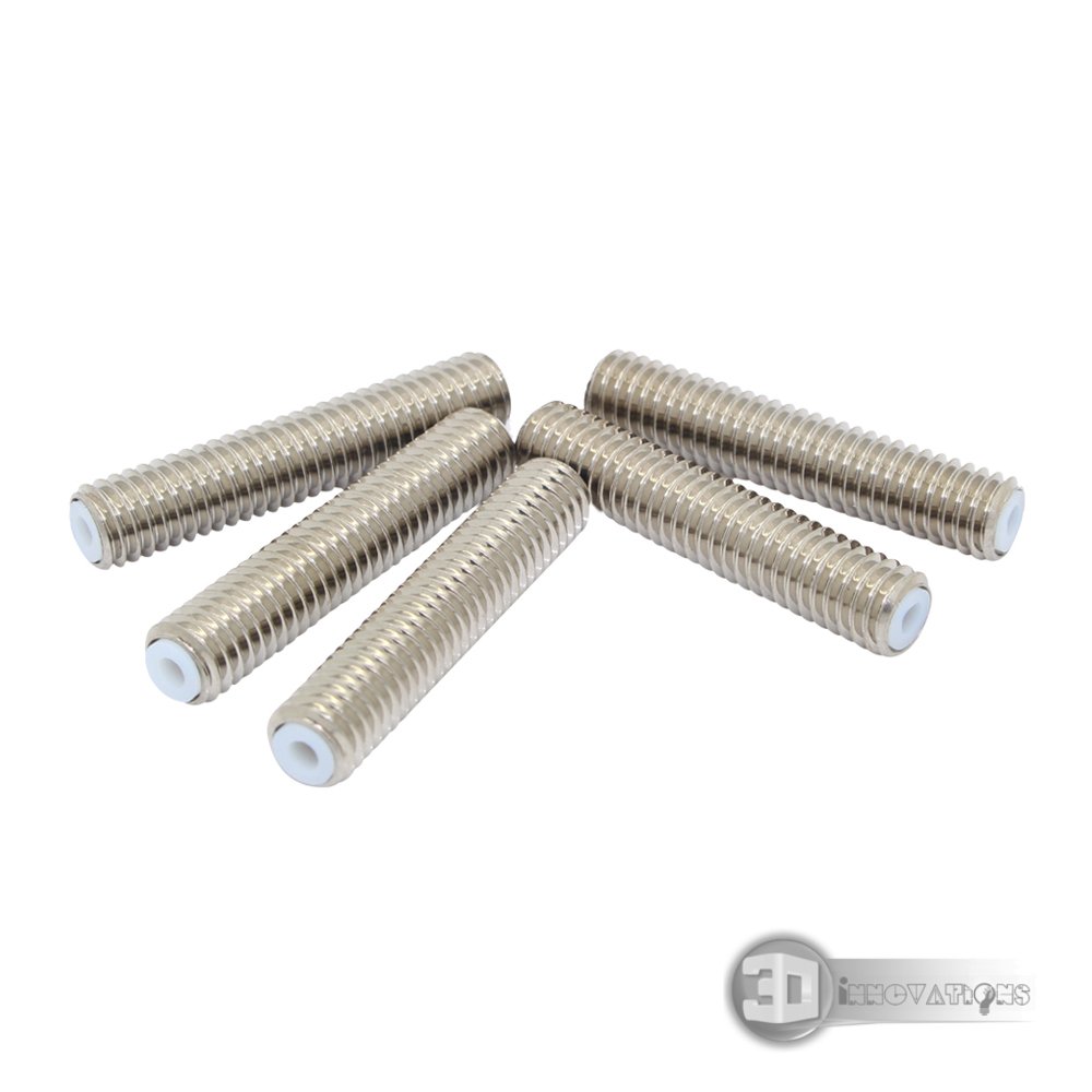 Throat/Heatbreak with Teflon lining for MK8 3D Printer Extruder (Quantity: 1 pc) (M6 x 30mm)