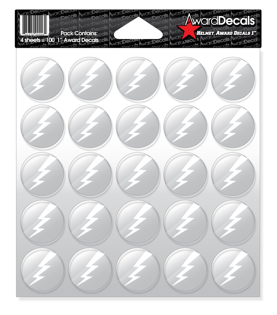 Award Decals Lightning Bolt Sticker Set