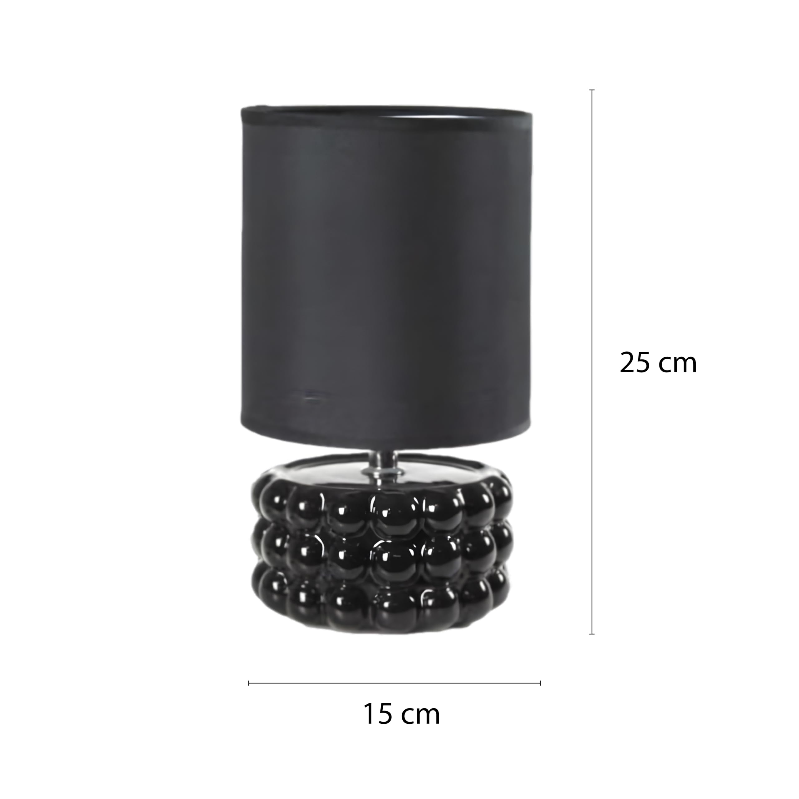 Lampada Da Tavolo Moderna In Ceramica Effetto Bubble - Per Camera, Soggiorno, Comodino, Con Paralume