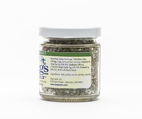 Miniatura 2 de Peg's Salt (Original) 3.75 oz de sal sazonada para cada comida, condimento gourmet, sin MSG, sin azúcar ni rellenos