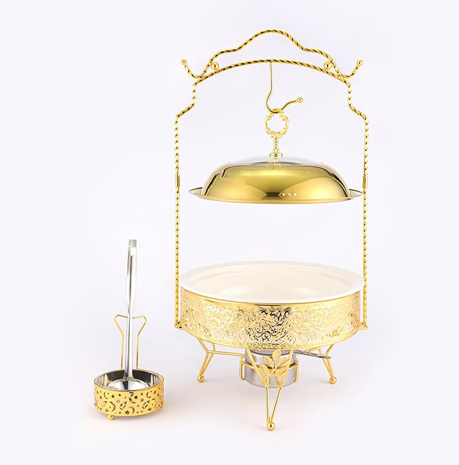 Estufa Eléctrica Buffet de Acero Inoxidable - Olla Caliente 8L