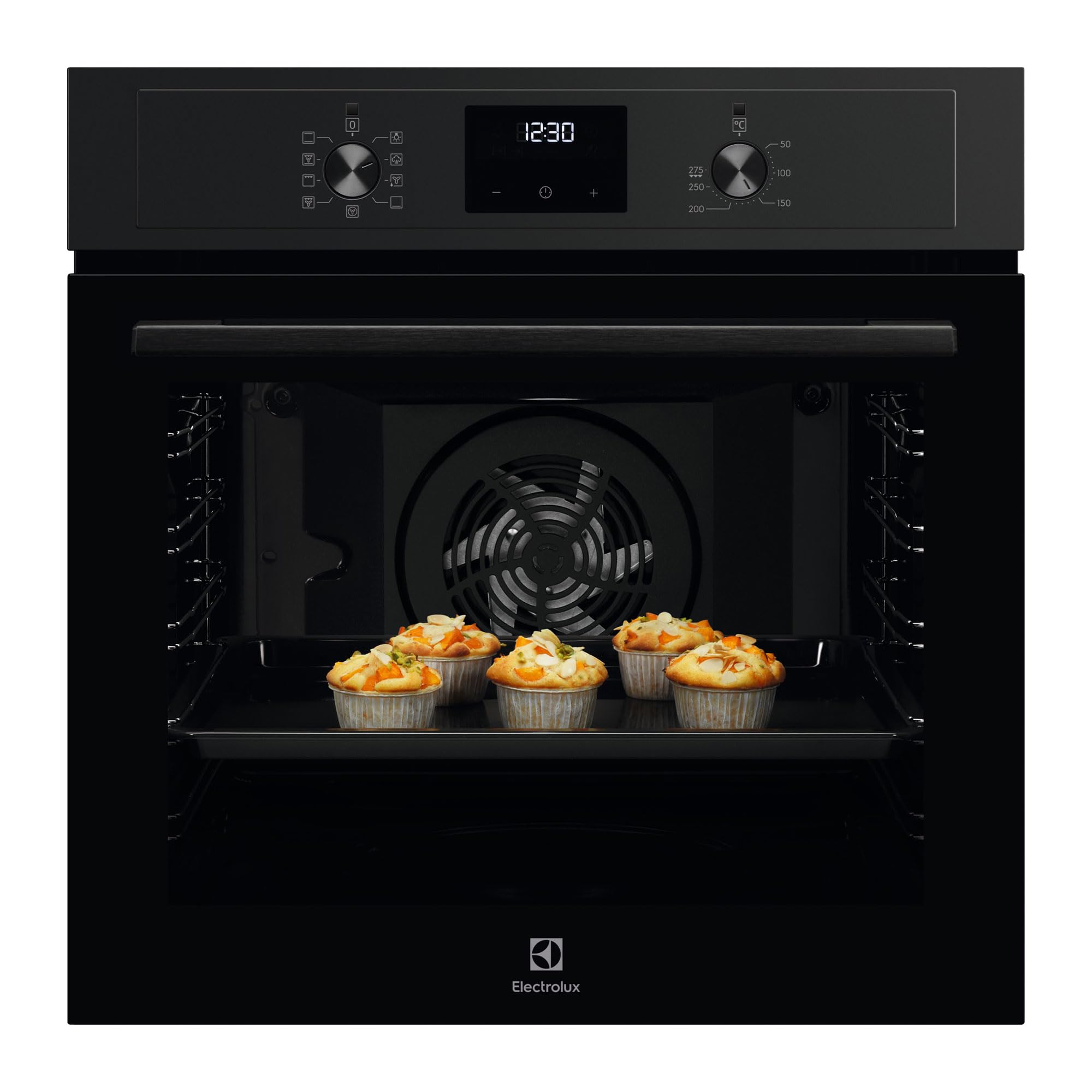 Electrolux Forno Multifunzione EOD3H50TH, Serie 500, da Incasso, SurroundCook con SteamBake, Pulizia Acqua Clean, Funzione Pizza, Display LED, Capacità 72 L. Classe A, 590x560x550