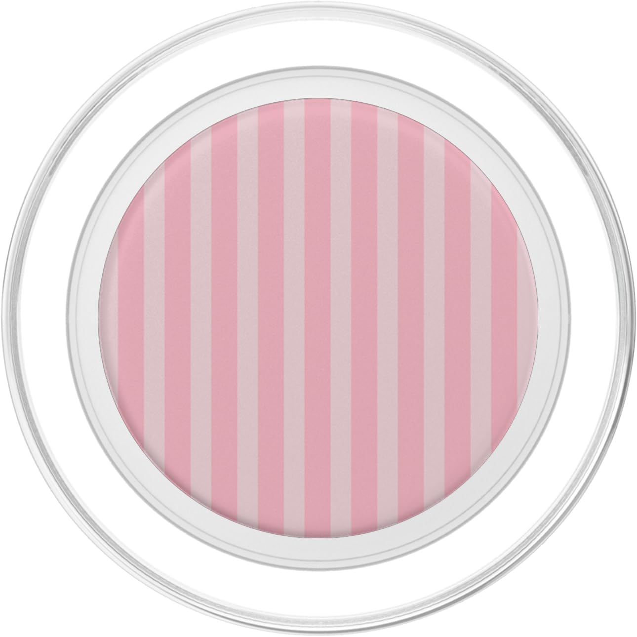 Cute Pastel Pink Stripes Geometric Vertical Line Pattern PopSockets PopGrip for MagSafe