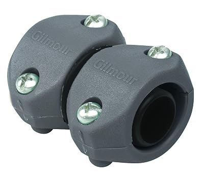 Gilmour 805044-1001 Polymer Hose Mender 05HM Teal, 1/2 Inch