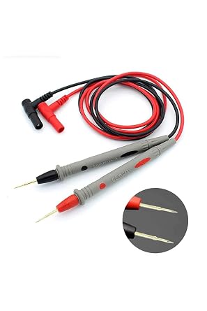 Alkatronik 1 Çift Iğne Uçlu Multimetre Probu 1000v 20a Tüm Multimetreler Ile Uyumlu Test Ölçüm Kalosu