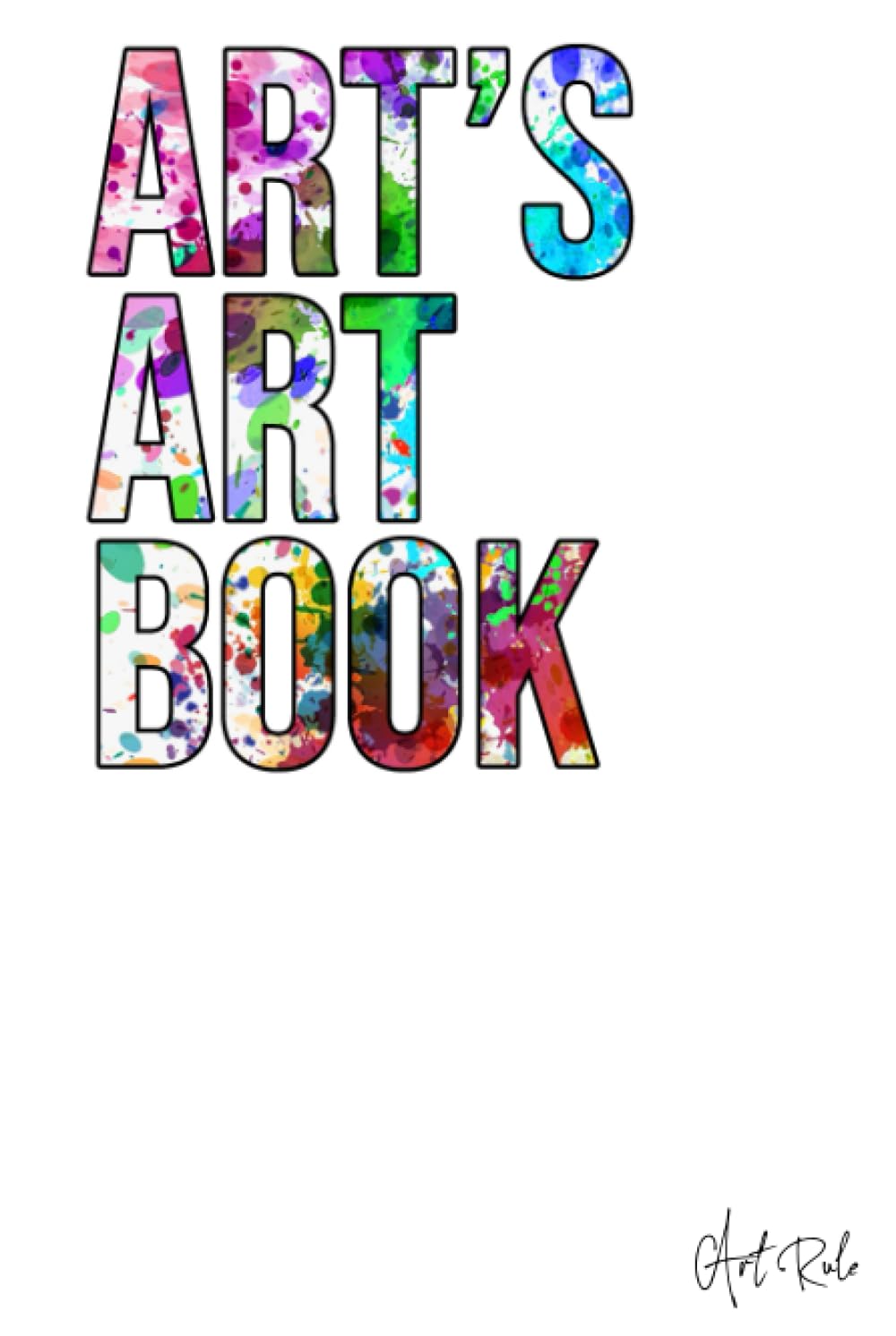 Art's Art Book album de collection broché en papier de haute qualité