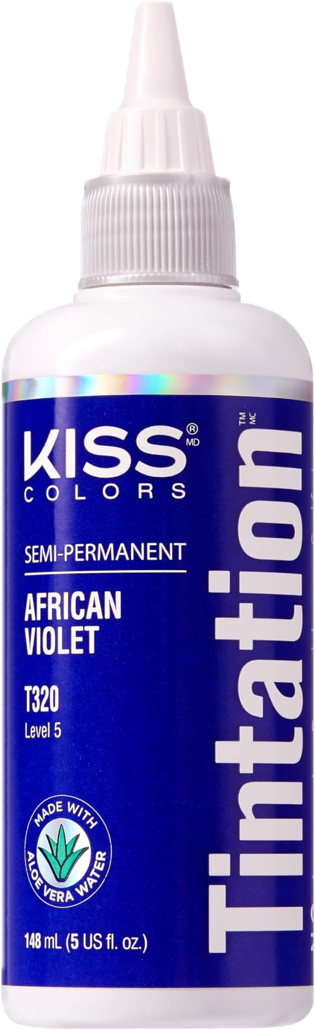 Kiss Tintation Semi-Permanent Hair Color Treatment 148 mL (5 US fl.oz) (African Violet)