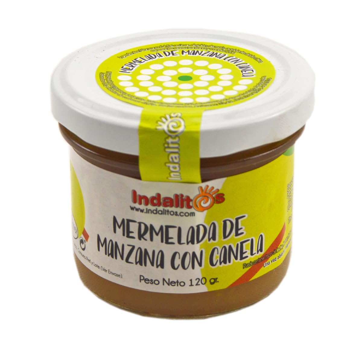 Indalitos - Confiture de pommes vertes à la cannelle - Pack 3 x 120g