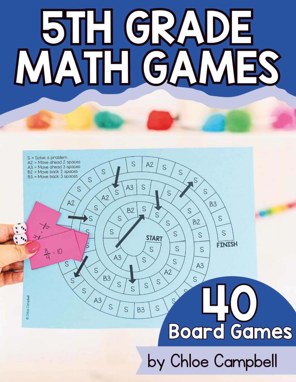 5th Grade Math Games Workbook: 5th Grade Homeschool Games
