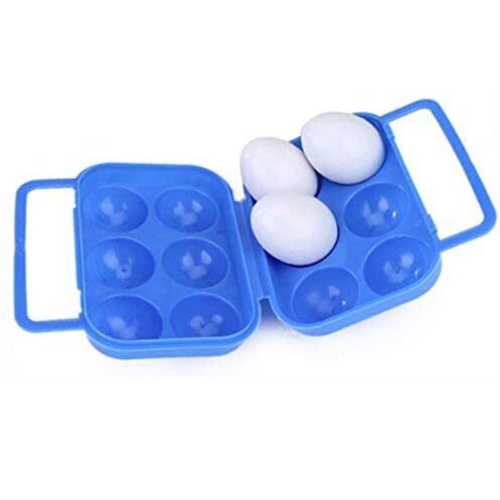 Cestino Per Uova Bancone Contenitore Pieghevole Portatile In Plastica Per Portauova, Per 6 Uova Pasqua Decorativo(1pcs)